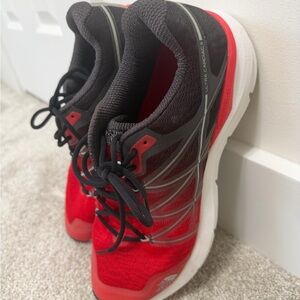 The North Face Men's Red and Black Athletic Shoes